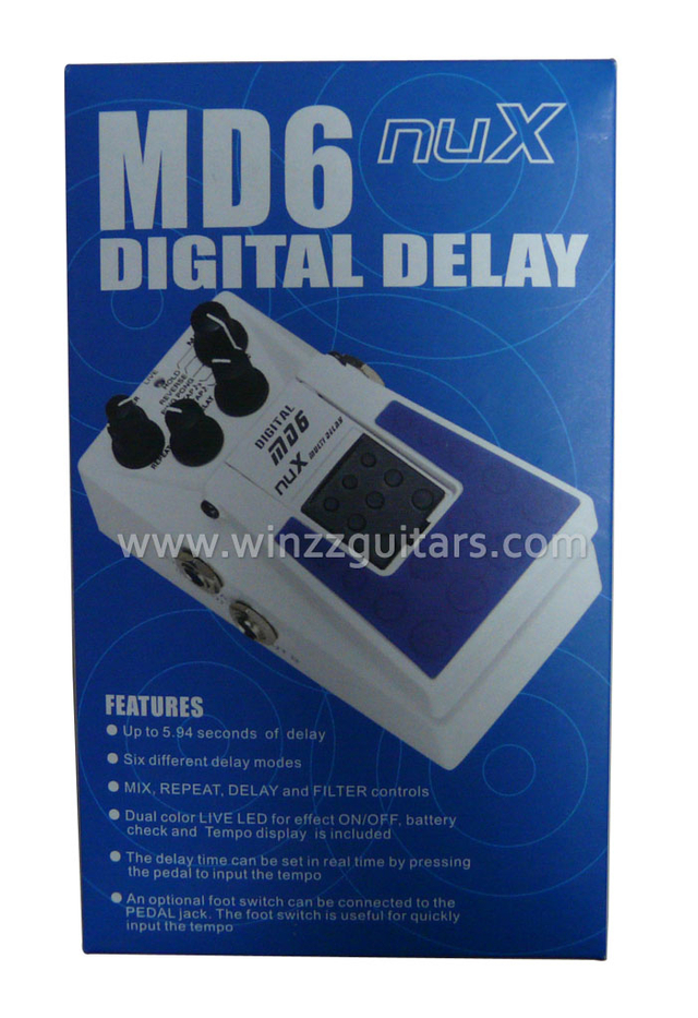 Pedal de efecto de guitarra con retardo digital (EP-20MD)