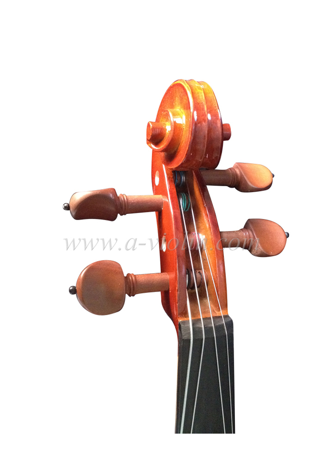 Tapa de abeto macizo o diapasón de ébano Student Viola (LG104)