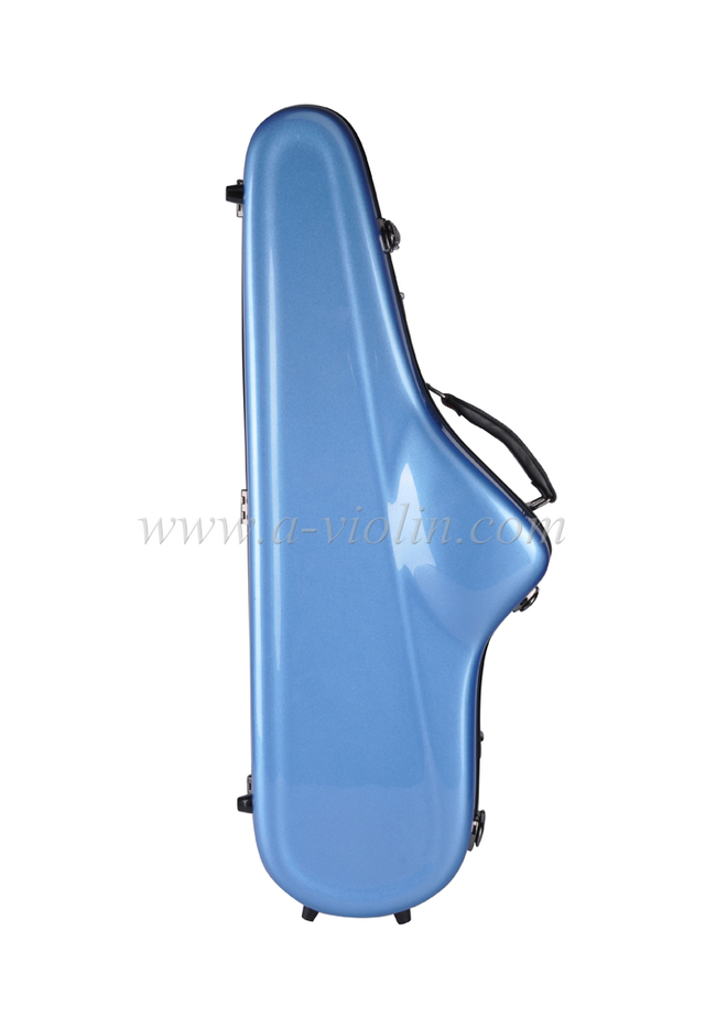 Carcasa de fibra de vidrio, interior de terciopelo, funda de saxofón tenor (CSSP-F120T)