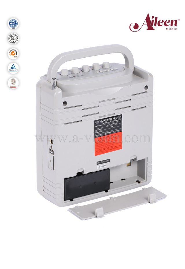 Radio FM portátil, grabador, USB, mini amplificador de conector de tarjeta SD (AL-713)