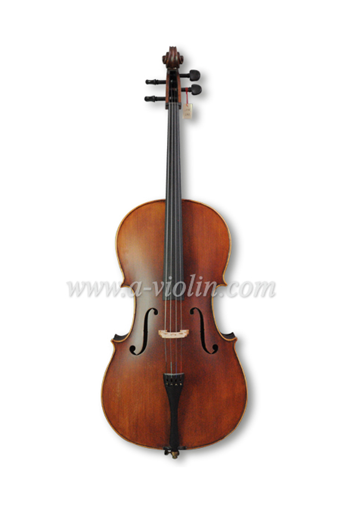 Piezas de ébano talladas a mano Solidwood Student Cello (CG103)