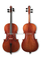 Venta al por mayor de violonchelo de grano recto, superior, violonchelo con bolsa (CM130)