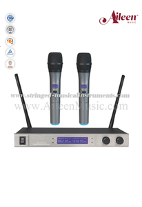 (AL-2300UML) Micrófono inalámbrico UHF con micrófono de doble receptor UHF