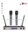 (AL-2300UML) Micrófono inalámbrico UHF con micrófono de doble receptor UHF