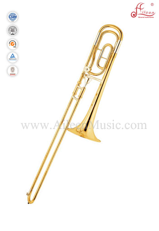Llave F / Bb Trombón tenor lacado en oro con estuche (TB9134G)
