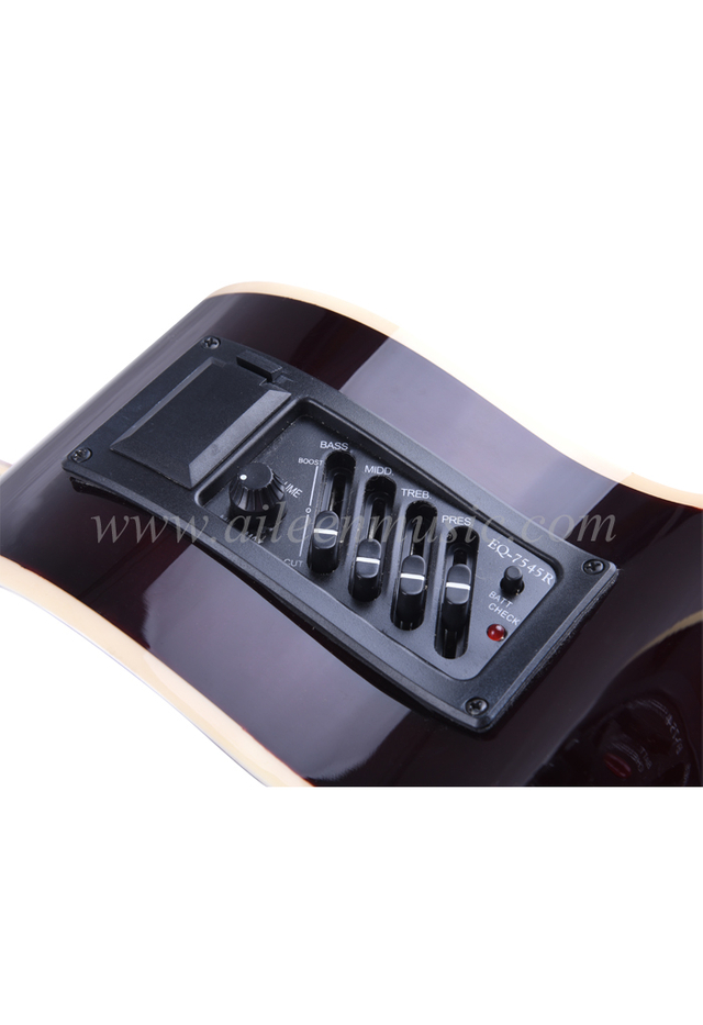 Guitarra acústica de corte de estudiante avanzado de 40 "(AF238CE)