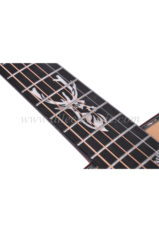 Guitarra acústica de alta calidad con tapa de pícea de Sitka sólida AAA de 40''/41'' (AFH17SC)