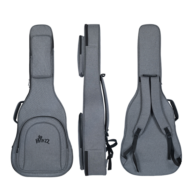 Venta al por mayor, bolsa de guitarra acústica de 41 pulgadas, tela oxford catiónica 900D (BGW7018)