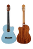 Guitarra clásica eléctrica con cuerdas de nailon de 39' de cuerpo delgado con ecualizador (AC171CE)