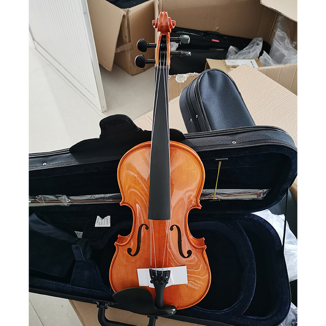 Violín flameado con estuche (VM140)