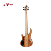 Cuerpo de nogal Okoume Bajo eléctrico de 5 cuerdas 24 trastes Acabado mate (EBS715-3)