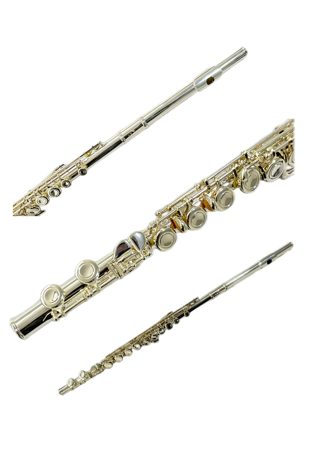 Flauta de cuproníquel profesional con almohadilla de metal no deformada de alta calidad FL4812HE