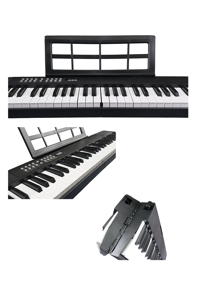 EK-F6101 Nuevos instrumentos musicales 61 teclas de 20 mm de ancho teclado plegable