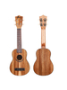 AU603-23 ​​Ukelele de concierto de calidad Winzz Koa (fibra blanca) de madera contrachapada de 23 pulgadas fabricado en Indonesia