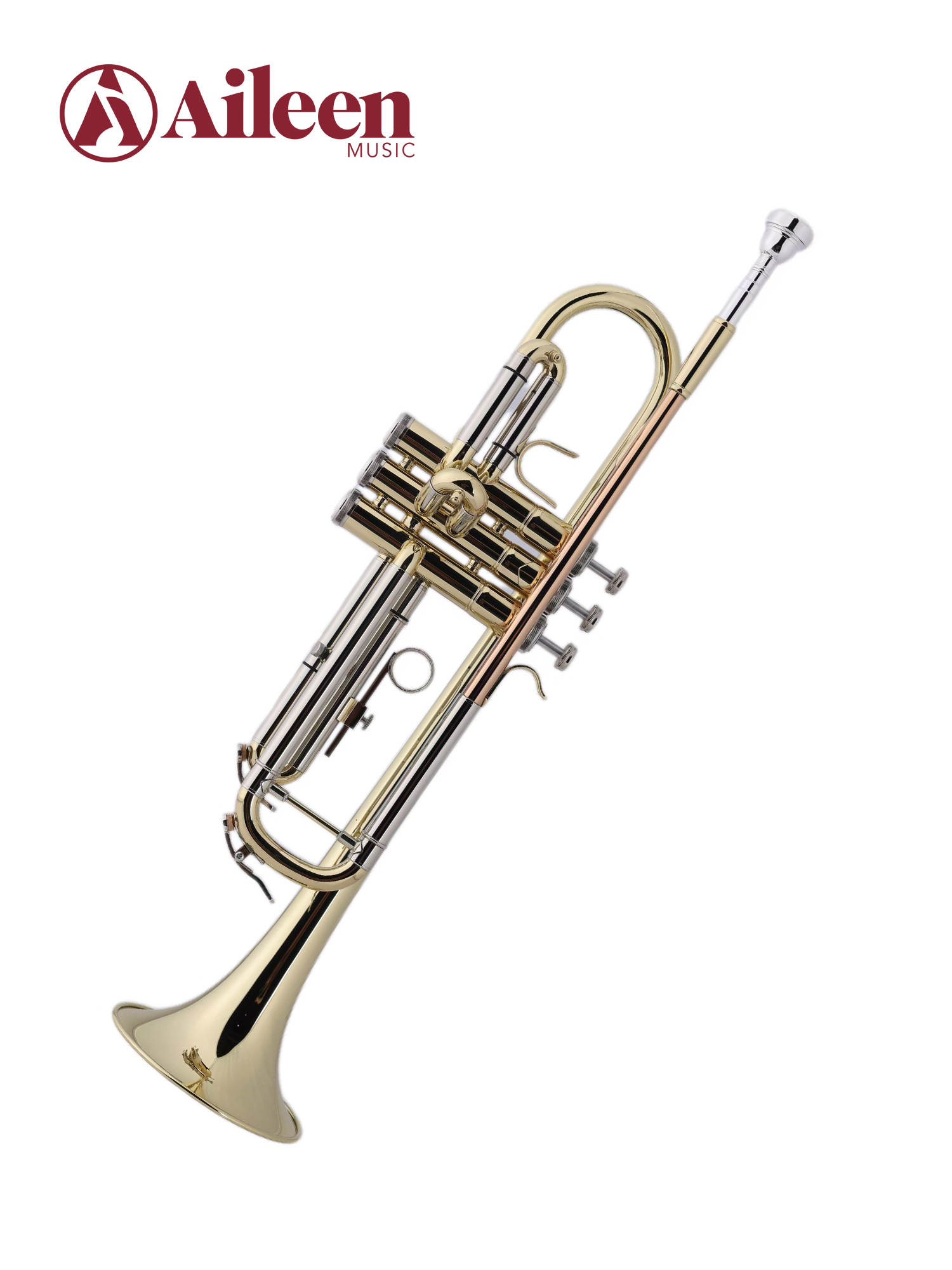 Professional Yellow Brass Body Middle Grade Bb Key Trumpet TR5200