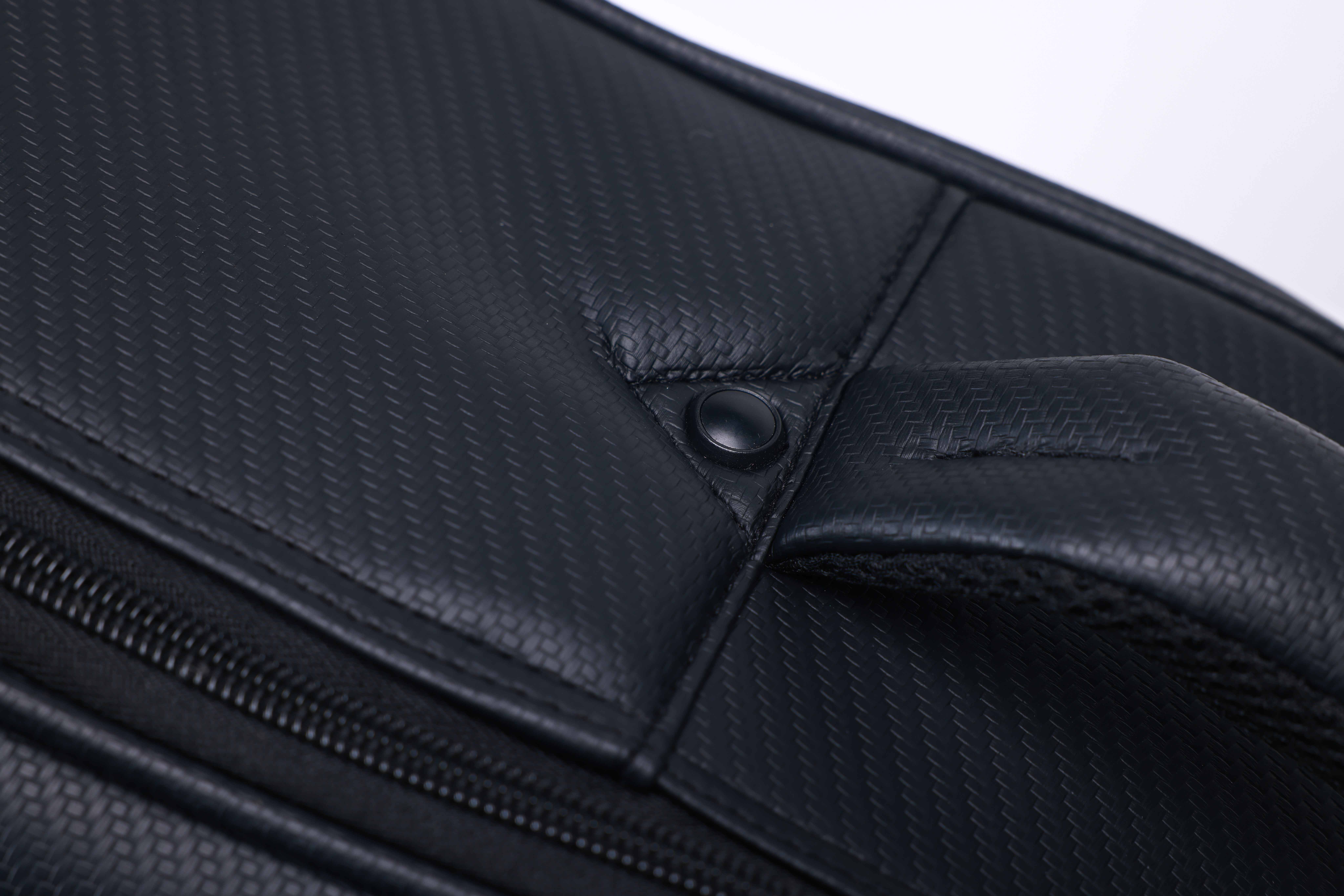 Funda para guitarra acústica Acolchado de espuma de PE de 15 mm Tela de PU negra Forro de Nylex Bolsillo grande (BGW1718)