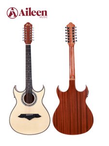 AF16DCE-12 Guitarra acústica Winzz Double Sharp Cutaway de 12 cuerdas