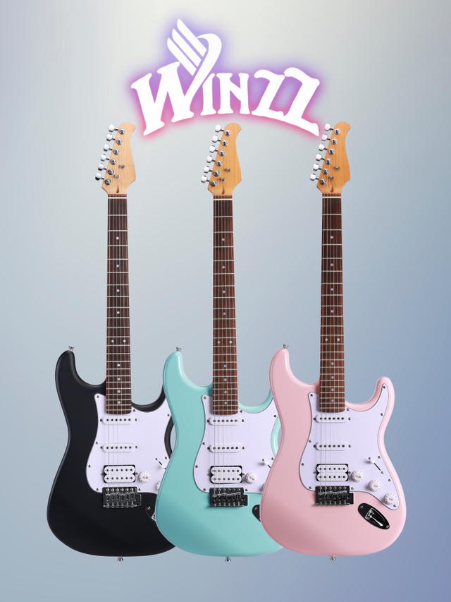 EGS02 Guitarra eléctrica ligera OEM de buena calidad de 39 '