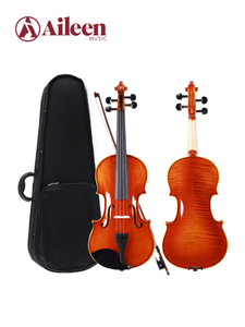Tapa de abeto macizo seleccionado Fondo y aros de arce ligeramente figurado 4/4-1/16 Violín moderado AVL23