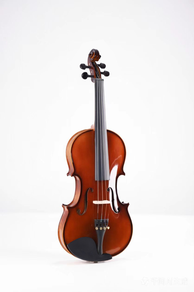 Bonito kit de violín para estudiantes de arce flameado en la parte posterior 4/4-1/16 VG106U