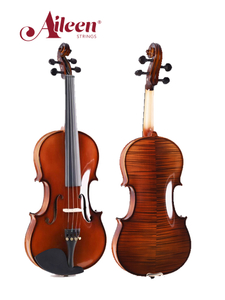 Bonito kit de violín para estudiantes de arce flameado en la parte posterior 4/4-1/16 VG106U