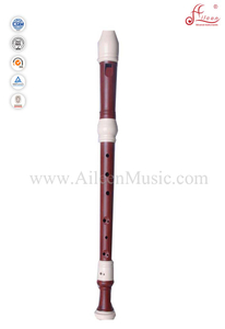 Flauta de madera del registrador del alto ABS del estilo alemán (RE2438G)