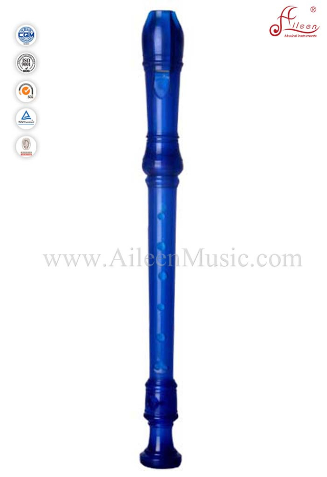 Flautas del grabador de soprano barroco de color transparente (RE2526B)