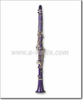 Color morado Llaves niqueladas Clarinete Sib (CL3071N)