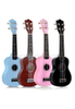 Au01ll Instrumentos musicales al por mayor 21 'Todos los ukulele de nivel de entrada de Linden