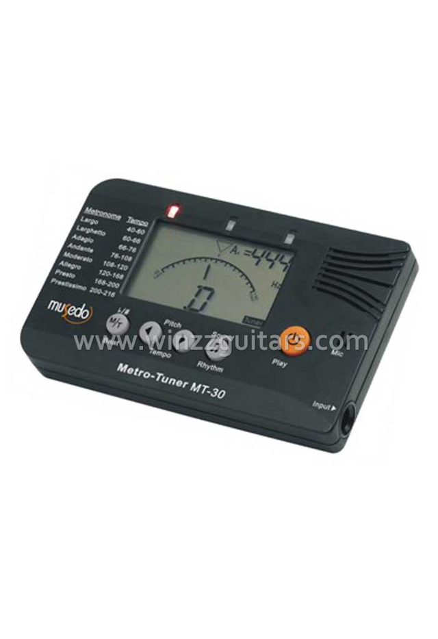 Afinador de metrónomo de violín bajo de guitarra 3 en 1 (WMT-555C-1)