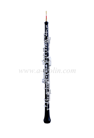 Oboe de madera compuesta chapado en plata a precio de fábrica (OB-GS5418S)