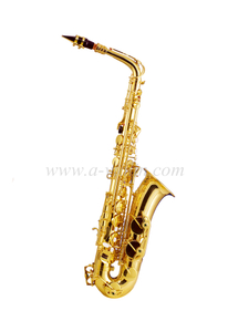 Tecla C al por mayor saxofón alto con estuche (ASP-S380G)