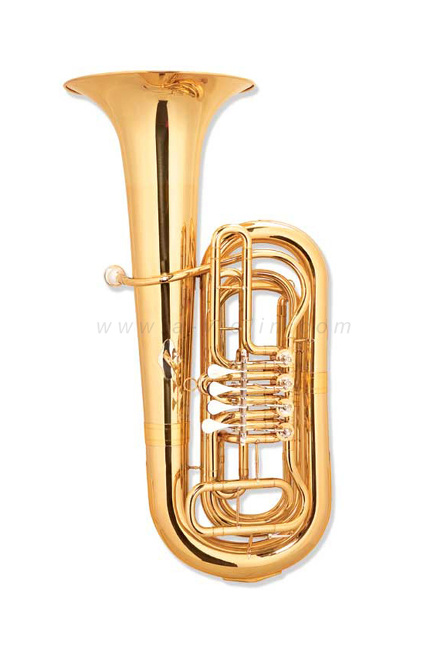 Tuba clave bB de alta calidad con estuche de espuma (TU-GR4410G)