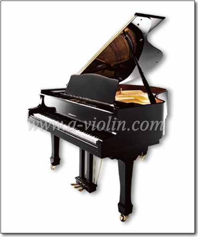 Piano de cola de 88 teclas/piano silencioso acústico pulido negro (AGP-152)