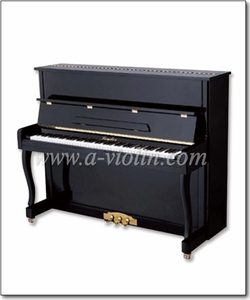 Modelo de enseñanza pulido negro 88 teclas piano vertical/acústico/silencioso (AUP-120)