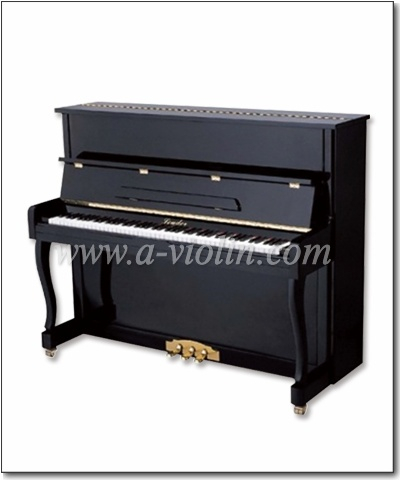 Modelo de enseñanza pulido negro 88 teclas piano vertical/acústico/silencioso (AUP-120)