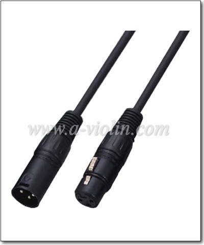 Cable Mirophone enchapado en níquel XLR de 3 pines