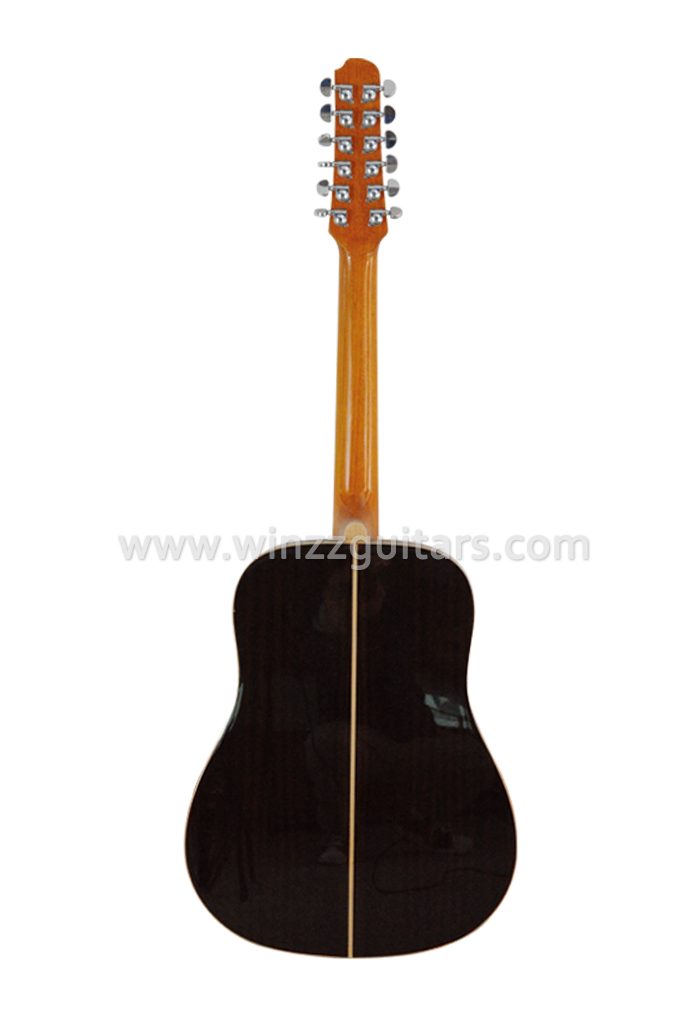 Solid Spruce Guitarra acústica de 12 cuerdas (AFM30-12)