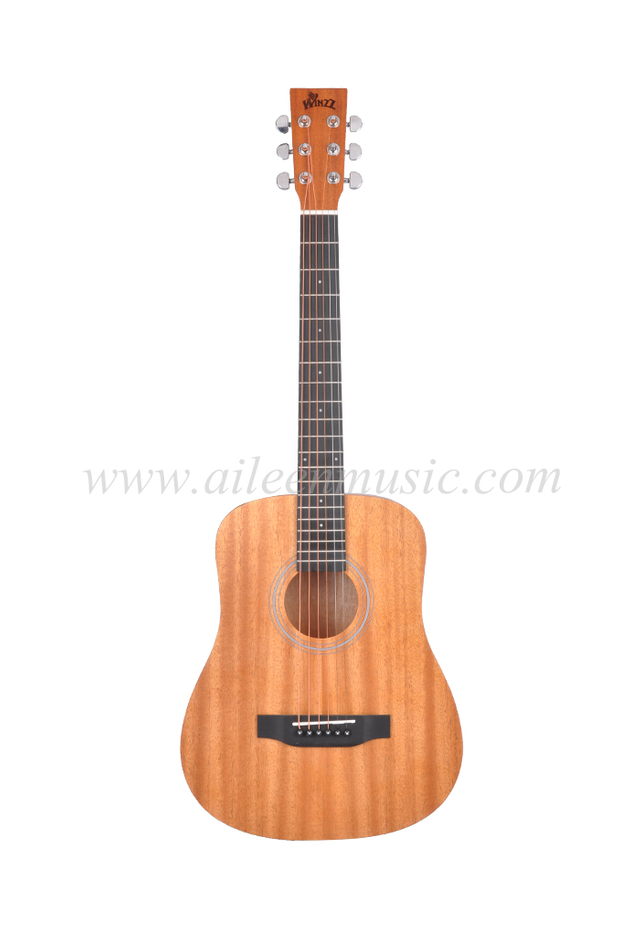 34 "Baby Style Mini D Shape Guitarra acústica para estudiantes de alta calidad (AF77L-MD)
