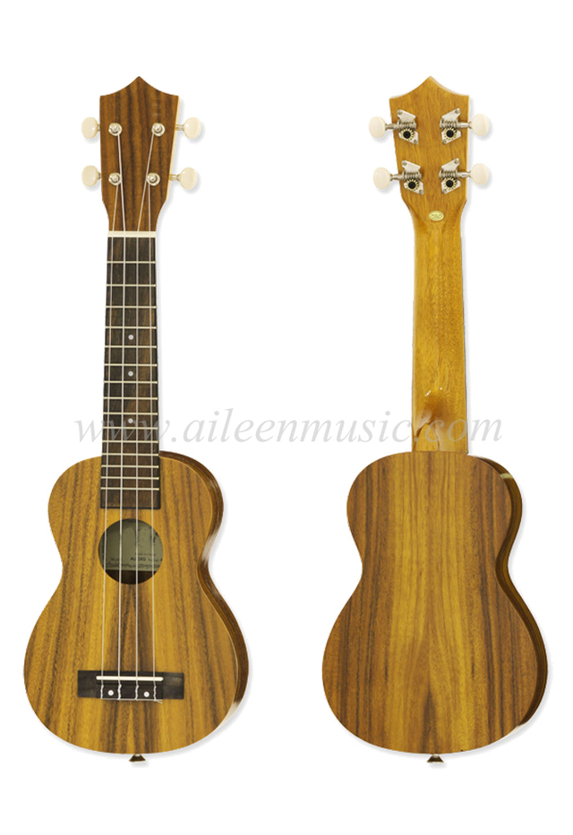 Alta calidad Más tamaño Todo Koa Plywood con Aquila String Ukulele (AU50LY)