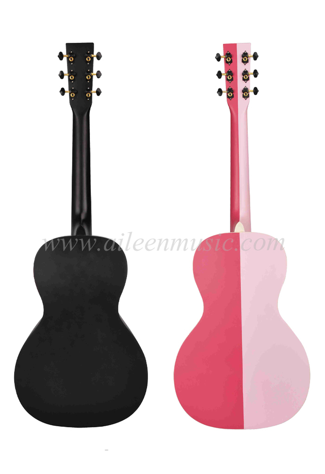 Diapasón de madera de alta densidad artificial de 36 pulgadas y guitarra parplor puente