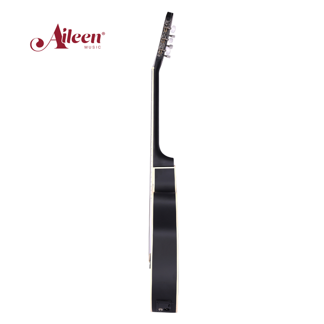 Guitarra eléctrica clásica de cuerpo delgado, instrumentos musicales de 39 pulgadas (AC10TMCE-39)
