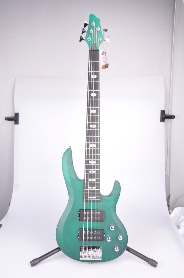 Bajo personalizado 5 cuerdas ASH body bajo eléctrico a la venta (EBS715)