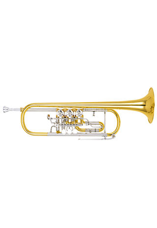 bB Key trompeta rotativa de alto grado 3 válvulas (TP-HR340G-SSY)