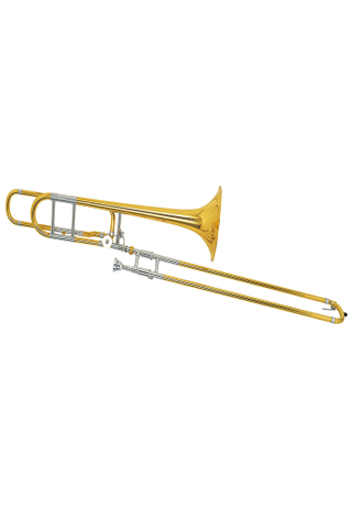 Trombón tenor de latón intermedio clave bB/F (TTB-MD301G-SSY)