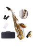Saxofón soprano OEM cuerpo blanco curvo saxofón soprano (SSP-GU2030WG)