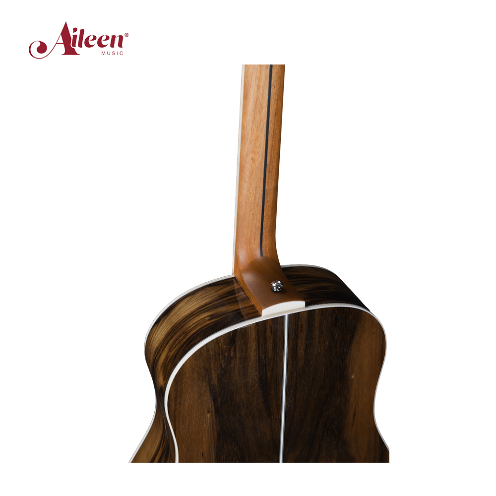 Guitarra acústica de 41 pulgadas con material exótico en forma de D con hombro inclinado (WAG901E-SD)