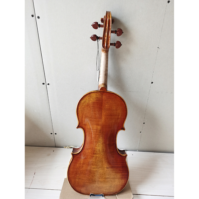 Violín maestro 4/4, violín hecho a mano de estilo antiguo con barniz de aceite (VHH1000)