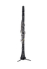 Clarinete infantil de 17 teclas cerrado en Sib, material de ebonita, con estuche (CL-C3650N)