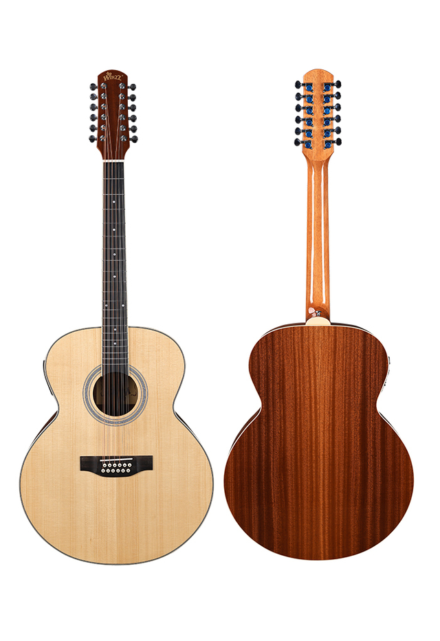 AFM17E-J-12 High Glossy Finish 12 cuerdas Guitarra acústica Jumbo